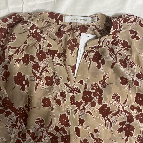 Bishop + Young floral button front Eva blouse - Picture 5 of 9